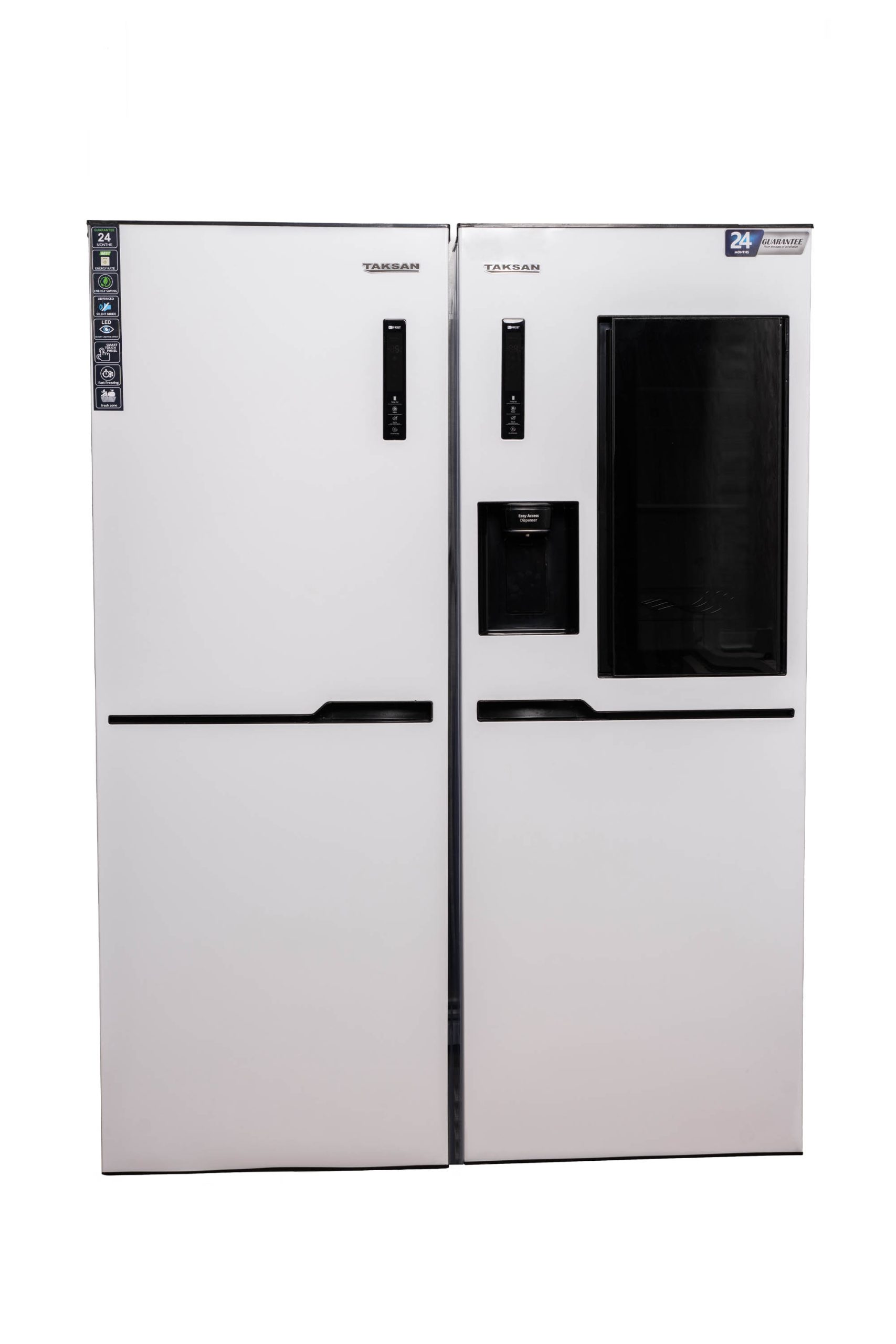 یخچال فریزر دوقلو تکسان خزر مدل اینستاویو مکس 44 فوت Door in Door