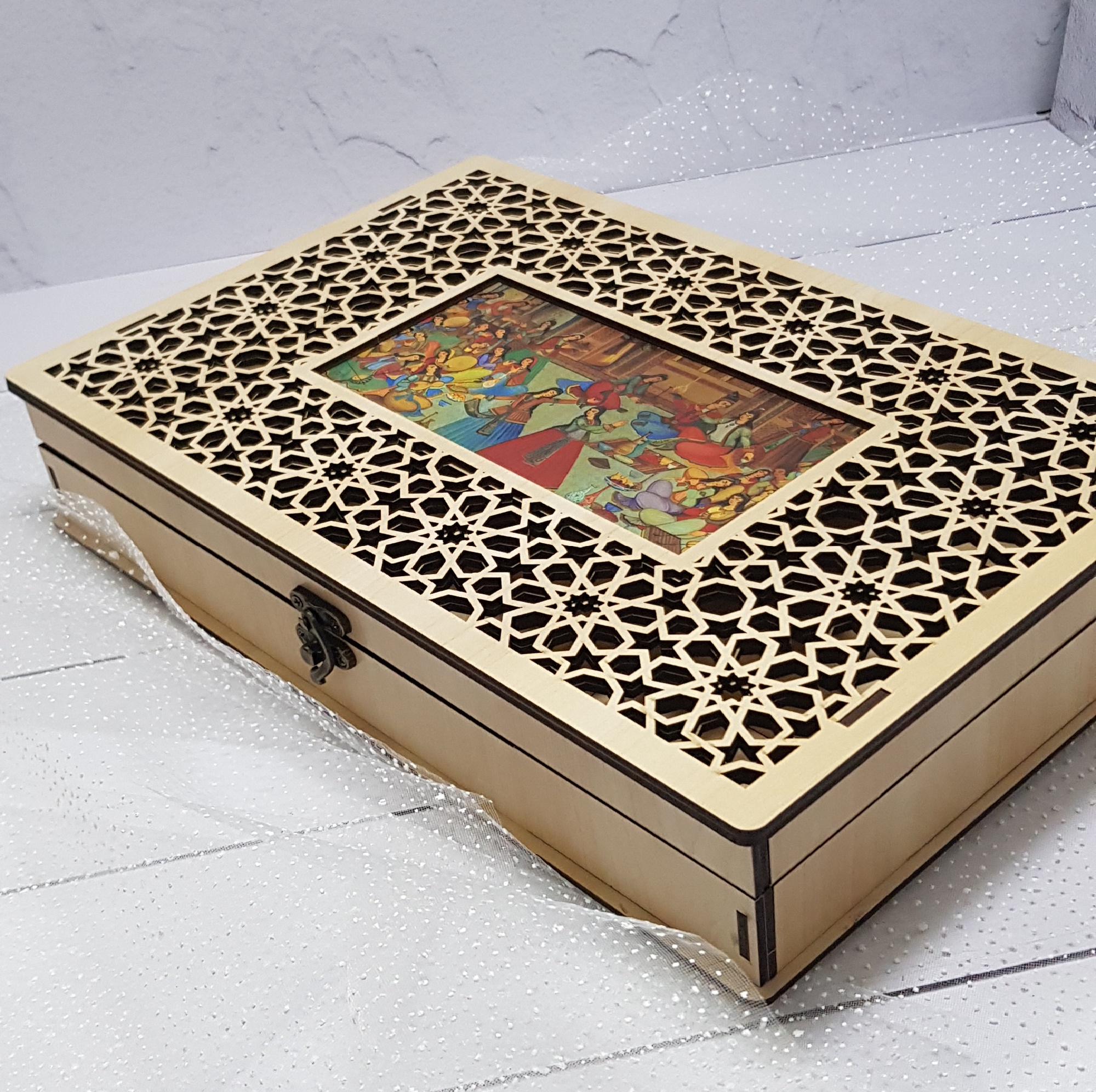 جعبه لوکس کد 8259 برای هدیه و بستهبندی