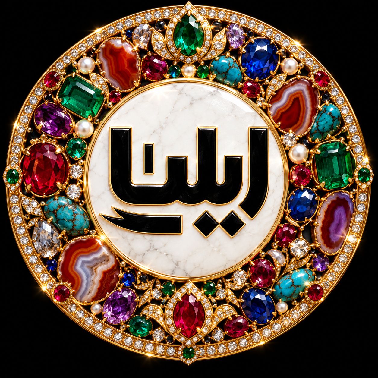 عقیق و جواهرات زینتی ایلیا